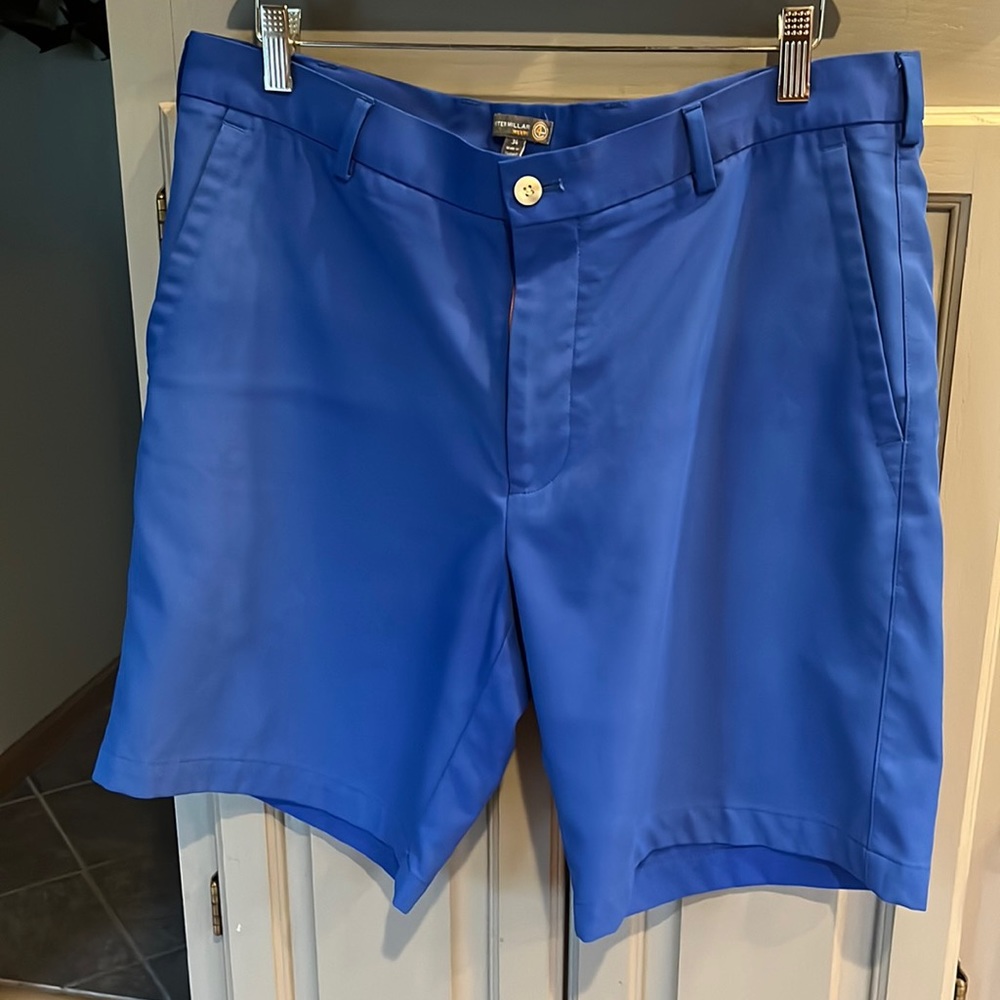 Peter Millar golf shorts.
